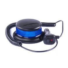 AUTOLAMP maják LED magnetický 12V-24V modrý 18LED*3W R65