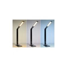 Solight LED stolní lampička stmívatelná, 8W,černá