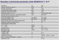 Benekov Automatický kotel na tuhá paliva BENEKOV C 17 BIO Premium, výkon 20 Kw, zásobník 320 litrů - pravý