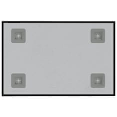 Vidaxl Nástěnná magnetická tabule černá 40 x 30 cm tvrzené sklo