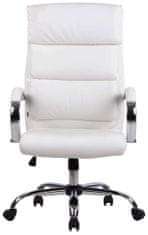 Sortland Kancelářská židle Bradford - umělá kůže | bílá