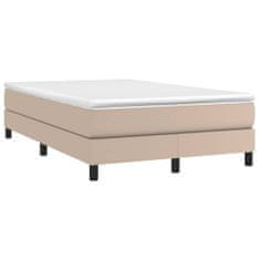 shumee Box spring postel s matrací cappuccino 120x190 cm umělá kůže
