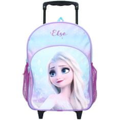 Vadobag Dětský cestovní kufr na kolečkách s přední kapsou Frozen
