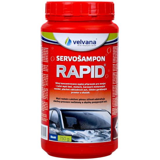 Velvana Servošampon Rapid pro strojní i ruční mytí vozidel - 750g