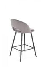 Halmar Barová židle Ivy6 šedá