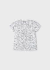 MAYORAL puntíkaté bílé tričko s potiskem Velikost: 6/116