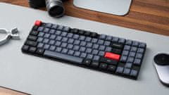 Keychron K13 Pro QMK/VIA Bezdrátová mechanická klávesnice, RGB LED, Low Profile Gateron Red Hot-Swappable