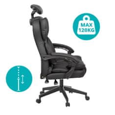 Timeless Tools Ředitelská otočná židle LUX, ve více barvách-černá