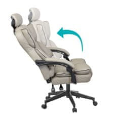 Timeless Tools Ředitelská otočná židle LUX, ve více barvách-šedá