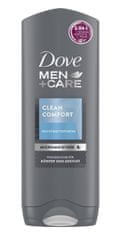 Dove Dove Men+Care, Sprchový gel pro příjemný pocit na pokožce, jemné složení, 400 ml