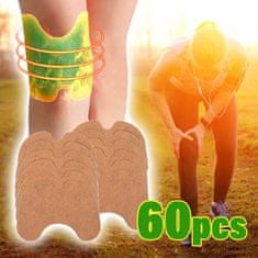 Náplasti proti bolesti kolen a bolest kloubů (60 ks) | KNEEPOP