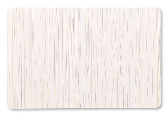 Kesper Prostírání bílé se zlatými pruhy, 43 x 29 x 0,18 cm
