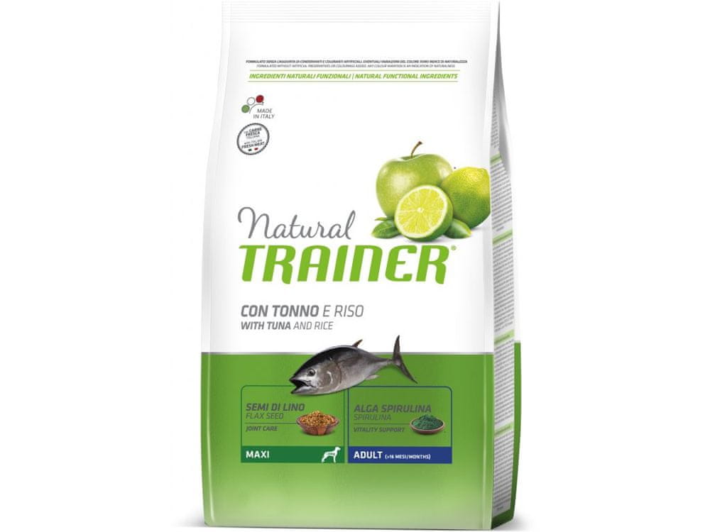 Levně TRAINER Natural Maxi Ad. Ryba a rýže 12kg