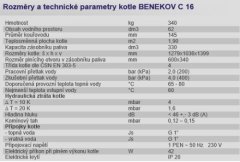 Benekov Automatický kotel na tuhá paliva BENEKOC C 17 Premium, výkon 19 Kw, zásobník 330 litrů - levý