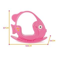 LEBULA WOOPIE Rocker Fish Pink do 35 kg