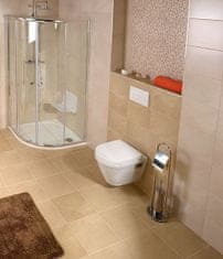 AQUALINE SAMBA stojan s podstavcem, WC štětkou a držákem toaletního papíru, chrom SB131 - Aqualine
