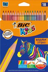 Bic Pastelky 18 barev Eco Evolution Stripes