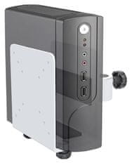 Neomounts THINCLIENT-10/Držák na mini PC/na držák displeje/VESA 100x100 /nosn. 10 kg/nastavení šírky 9-20 cm/bílý
