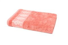 FARO Textil Bavlněný ručník Terra 70x140 cm lososový