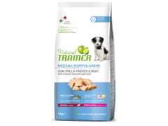 TRAINER Natural Med. Puppy&Jun čerst. kuře 12kg
