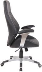 Sortland Kancelářská židle Layton - umělá kůže | černá