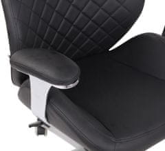 Sortland Kancelářská židle Layton - umělá kůže | černá