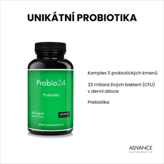Advance nutraceutics ADVANCE Probio24 60 cps. – unikátní prémiová probiotika