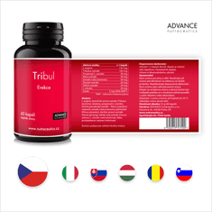 Advance nutraceutics ADVANCE Tribul 60 kapslí - na podporu erekce, 9 přírodních látek