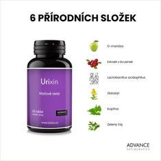 Advance nutraceutics ADVANCE Urixin 60 tablet - brusinky, manóza a zlatobýl na močové cesty