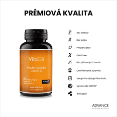 ADVANCE VitaCé 60 kapslí - 100% přírodní vitamín C