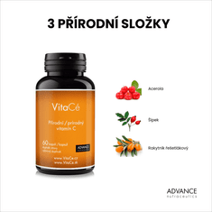 ADVANCE VitaCé 60 kapslí - 100% přírodní vitamín C