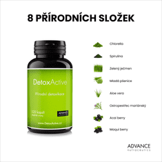 Advance nutraceutics ADVANCE DetoxActive 120cps. – přírodní detoxikace