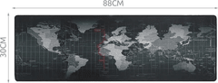 InnoVibe Podložka pod myš a klávesnici XXL - mapa světa