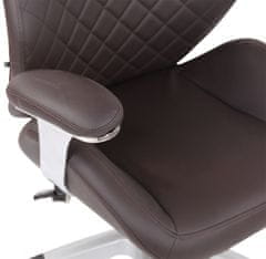 Sortland Kancelářská židle Layton - umělá kůže | hnědá