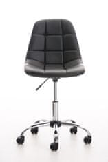 Sortland Kancelářská židle Emil - umělá kůže | černá
