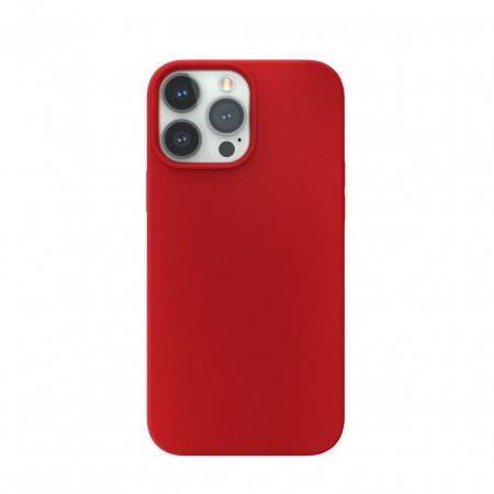 Levně Next One MagSafe Silicone Case for iPhone 13 Pro Max IPH6.7-2021-MAGSAFE-RED - červený