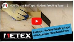 Metex METEX RatTape - Samolepící síťka proti hlodavcům - 5m
