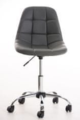 Sortland Kancelářská židle Emil - umělá kůže | šedá