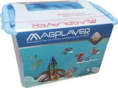 MAGPLAYER Magplayer magnetická stavebnice 146 ks