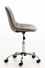 BHM Germany Kancelářská židle Emil, syntetická kůže, taupe