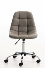 BHM Germany Kancelářská židle Emil, syntetická kůže, taupe