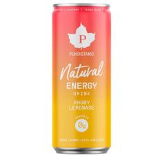 Puhdistamo Natural Energy Drink 330 ml - rhuby lemonade 