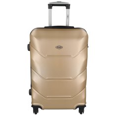 RGL Cestovní plastový kufr Sonrado vel. XL, šampaňská