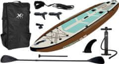 XQMAX Paddleboard pádlovací prkno 330 cm s kompletním příslušenstvím hnědá