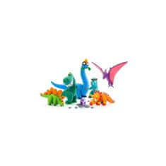 KIDS LICENSING HEY CLAY Kreativní modelovací souprava - Dinosaur (18 kusů modelovací hmoty)
