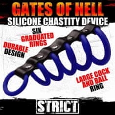 Strict Gates of Hell Chastity Device - Black