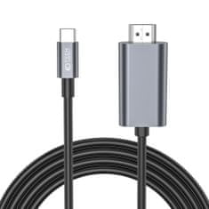 Tech-protect Ultraboost kabel USB-C / HDMI 4K 2m, černý