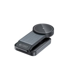 Tech-protect A28 MagSafe bezdrátová nabíječka na mobil / Apple Watch / Airpods, černá