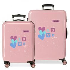 Joummabags Sada luxusních ABS cestovních kufrů ENSO Love Vibes, 68cm/55cm, 9451921