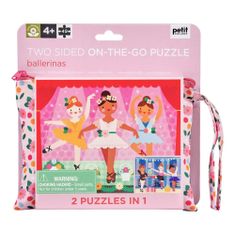 Petitcollage Oboustranné puzzle baletky 100 dílků